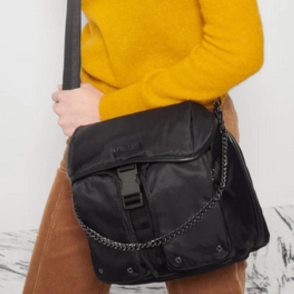 MZ Wallace Black Large Apex Crossbody - Black-Authentic $285 - Picture 4 of 9